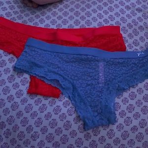 NWT! PINK blue and red panties!
